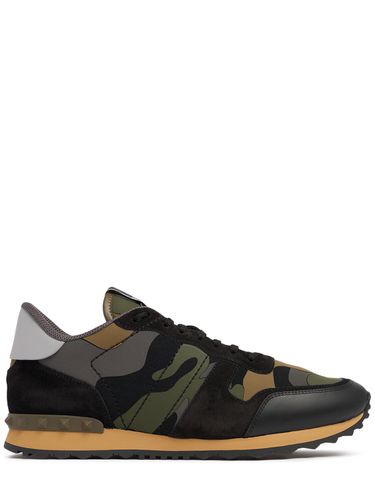 Rockrunner Canvas Sneakers - VALENTINO GARAVANI - Modalova