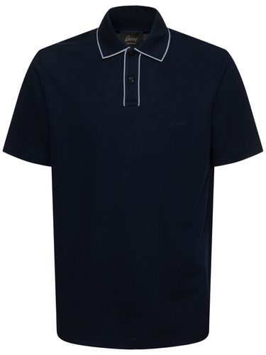 Camiseta Polo De Algodón Piqué - BRIONI - Modalova