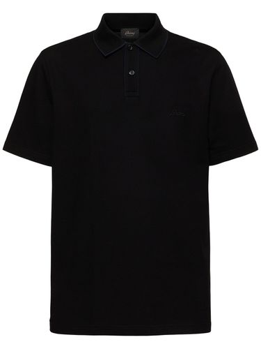 Camiseta Polo De Algodón Piqué - BRIONI - Modalova