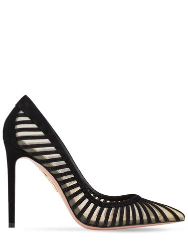 Mm Passions Mesh & Suede Pumps - AQUAZZURA - Modalova