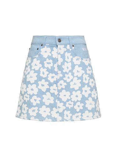 Falda Mini Estampada - MSGM - Modalova