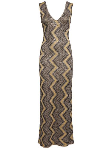 Lurex Knit Long Dress - MISSONI - Modalova