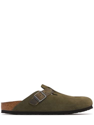 Boston Suede Mules - BIRKENSTOCK - Modalova