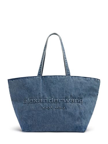 Borsa Shopping Punch In Denim - ALEXANDER WANG - Modalova