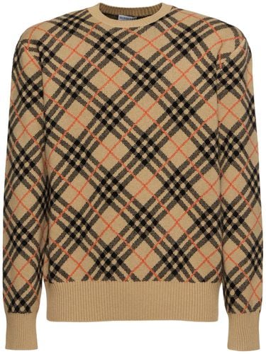 Cashmere Crewneck Sweater - BURBERRY - Modalova