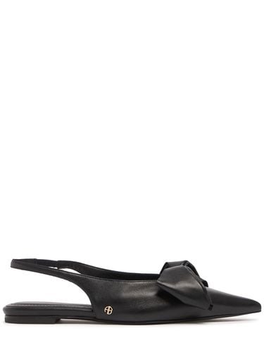 Mm Nina Leather Slingback Flats - ANINE BING - Modalova