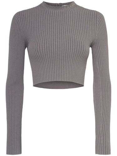 Arcella Stretch Viscose Crepe Rib Top - MAX MARA - Modalova