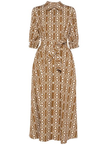 Luxgi Printed Poplin Long Dress - MAX MARA - Modalova