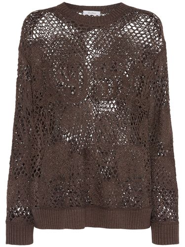 Maglia Farea In Mesh Di Misto Cotone - MAX MARA - Modalova