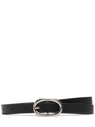 Mini Signature Link Leather Belt - ANINE BING - Modalova