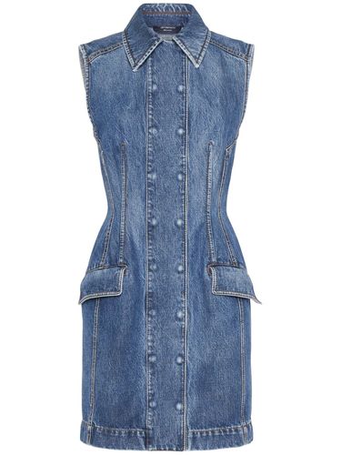 Carabo Denim Shirt Dress - SPORTMAX - Modalova