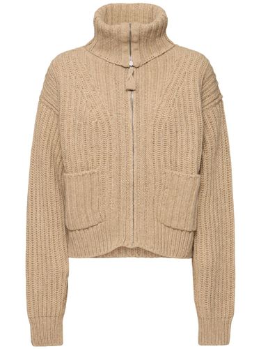 Giacca Cardigan Trucker Con Zip - LEMAIRE - Modalova