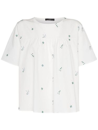 Editta Embroidered Poplin Top - WEEKEND MAX MARA - Modalova