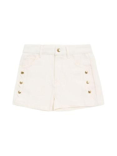 Shorts De Drill De Algodón - CHLOÉ - Modalova