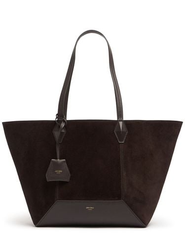 Medium Diamond Suede Tote Bag - JIMMY CHOO - Modalova