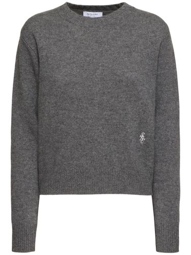 Bauchfreier Strickpullover Aus Kaschmir „src“ - SPORTY & RICH - Modalova