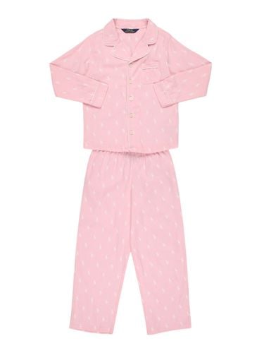 Pijama De Franela De Algodón - POLO RALPH LAUREN - Modalova