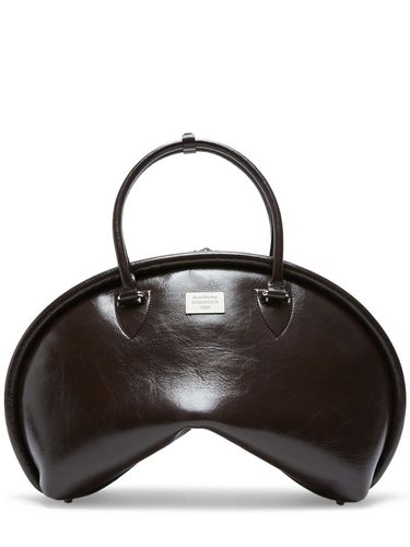 Bowlina Shiny Crinkled Leather Bag - ACNE STUDIOS - Modalova