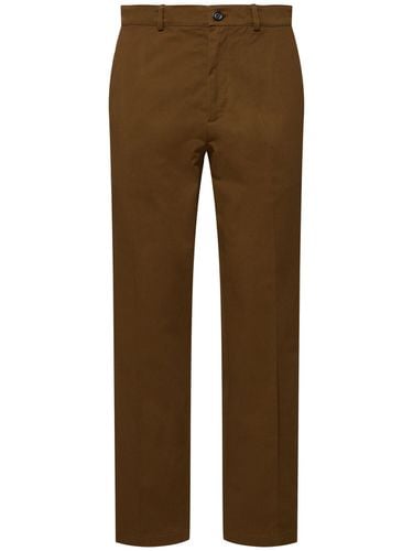 Cotton Chino Pants - BURBERRY - Modalova