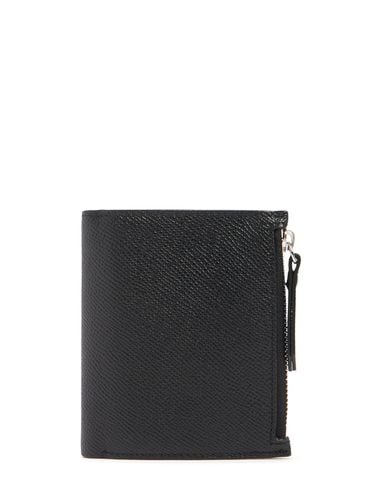 Grained Leather Billfold Wallet - MAISON MARGIELA - Modalova