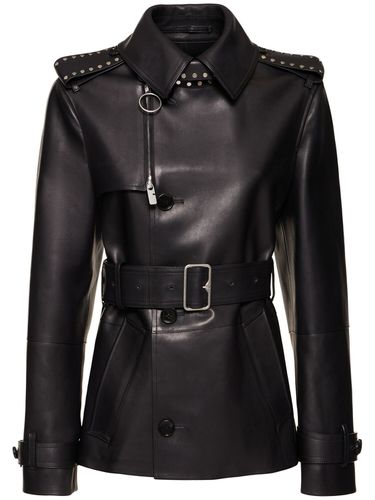 Belted Embellished Short Jacket - BURBERRY - Modalova