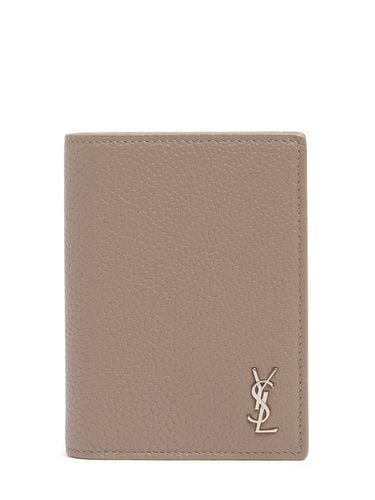 Cartera De Piel - SAINT LAURENT - Modalova