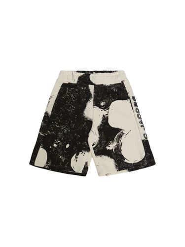 Printed Cotton Blend French Terry Shorts - MARC JACOBS - Modalova