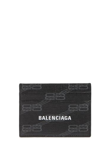 Porta Carte Di Credito Con Logo - BALENCIAGA - Modalova