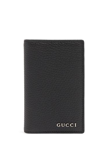 Kartenhülle Aus Leder - GUCCI - Modalova