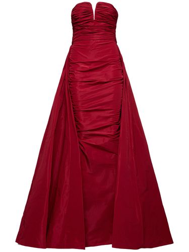 Strapless Faille Long Dress W/overskirt - ZUHAIR MURAD - Modalova