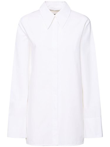 Cotton Poplin Long Shirt - JIL SANDER - Modalova