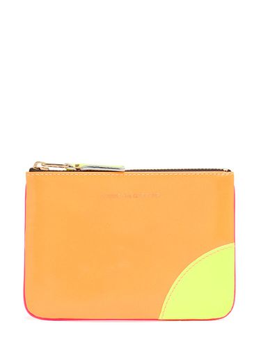 Geldbörse Aus Leder „super Neon“ - COMME DES GARÇONS WALLET - Modalova