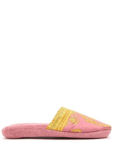 I Heart Baroque Bath Slippers - VERSACE - Modalova