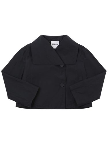 Cotton Blend Gabardine Jacket - ASPESI - Modalova