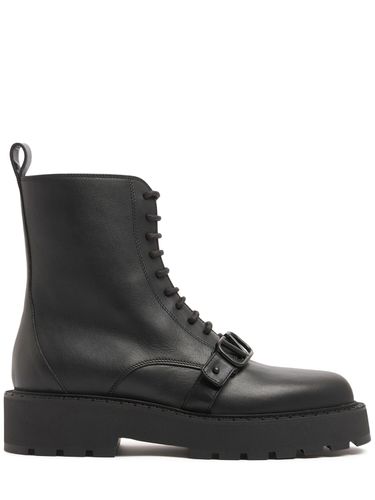 Botas De Piel 45mm - VALENTINO GARAVANI - Modalova