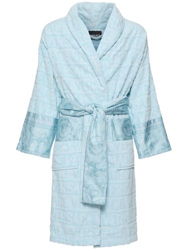 I Heart Baroque Bath Robe - VERSACE - Modalova