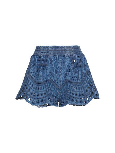 Sangallo Denim Shorts - ERMANNO SCERVINO - Modalova