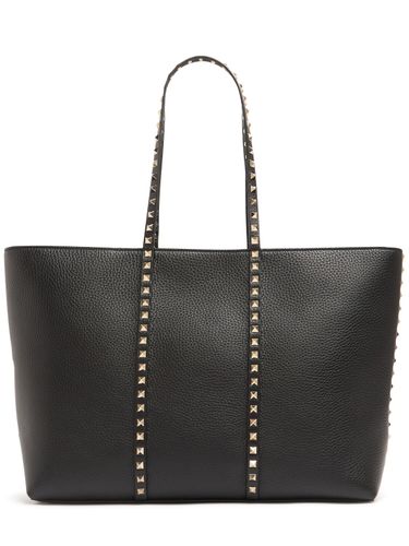 Borsa Shopping Rockstud In Pelle - VALENTINO GARAVANI - Modalova