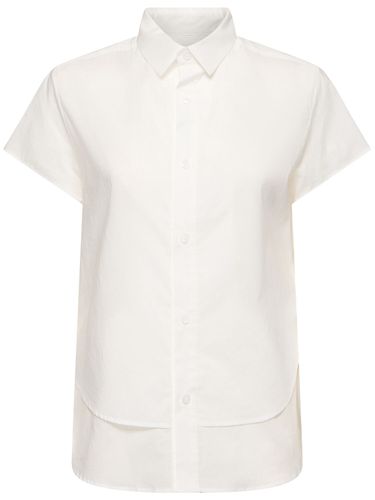 Camicia In Cotone A Maniche Corte - YOHJI YAMAMOTO - Modalova