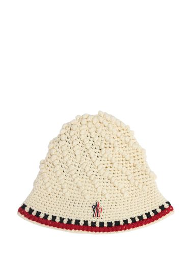 Cappello Bucket In Misto Lana - MONCLER GRENOBLE - Modalova