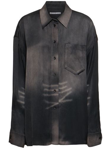 Camicia Oversize Con Bottoni - ALEXANDER WANG - Modalova