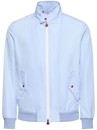 Zipped Nylon Bomber Jacket - KITON - Modalova