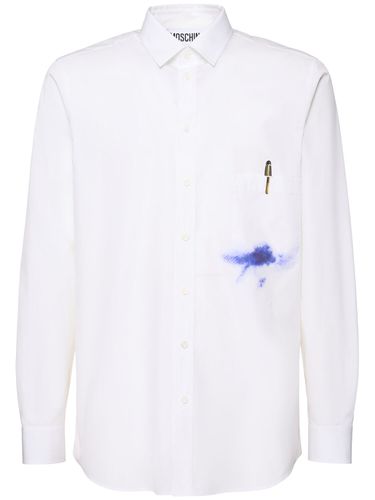 Camicia Regular Fit Ink - MOSCHINO - Modalova