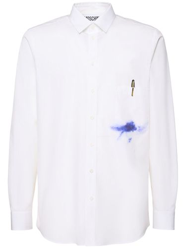 Ink Regular Shirt - MOSCHINO - Modalova