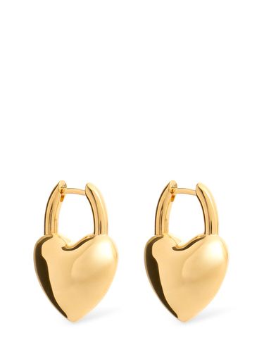 Minnie Brass Earrings - BALENCIAGA - Modalova