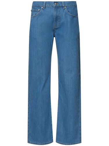 Cotton Denim Straight Jeans - ASPESI - Modalova