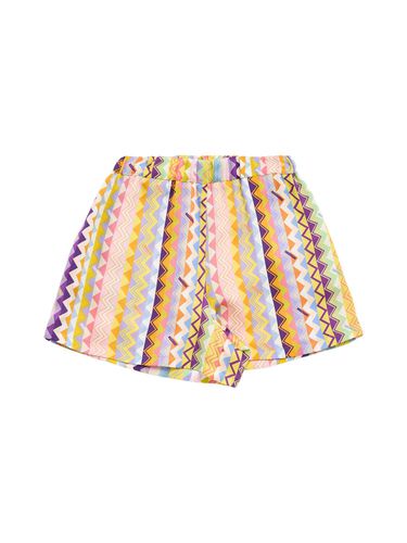 Shorts De Viscosa Estampados - MISSONI - Modalova