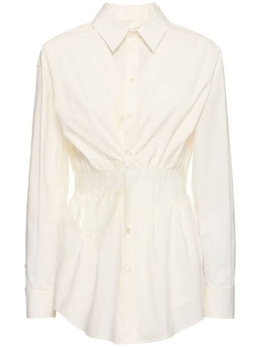 Cotton Poplin Shirt - MM6 MAISON MARGIELA - Modalova