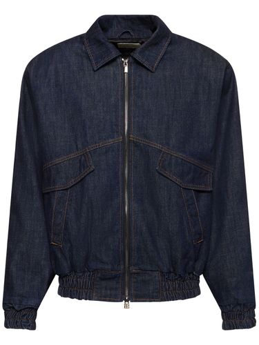 Chaqueta Bomber De Denim Con Cremallera - MAGDA BUTRYM - Modalova