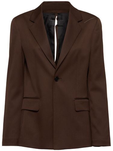 Blazer Aus Wollmischung - MM6 MAISON MARGIELA - Modalova